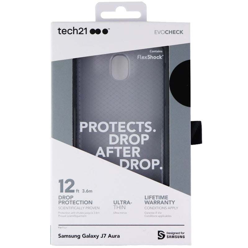 Tech 21 Evo Check Series Gel Case for Samsung Galaxy J7 Aura - Gray - tech 21 - Simple Cell Shop, Free shipping from Maryland!