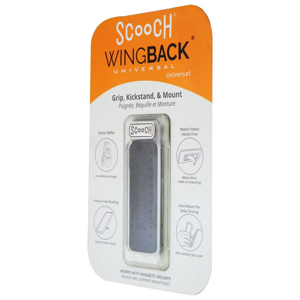 Scooch Wingback Pop Up Phone Grip & Stand for Phones and Tablets - Clear - Scooch - Simple Cell Shop, Free shipping from Maryland!