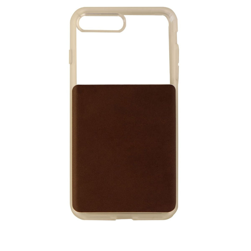 Nomad Clear Case for the Apple iPhone 8 Plus / 7 Plus - Clear / Brown Leather - Nomad - Simple Cell Shop, Free shipping from Maryland!