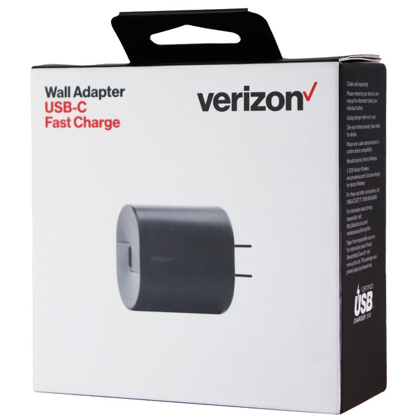 Verizon 30-Watt Fast Charge USB-C Wall Charger/Adapter - Black - Verizon - Simple Cell Shop, Free shipping from Maryland!