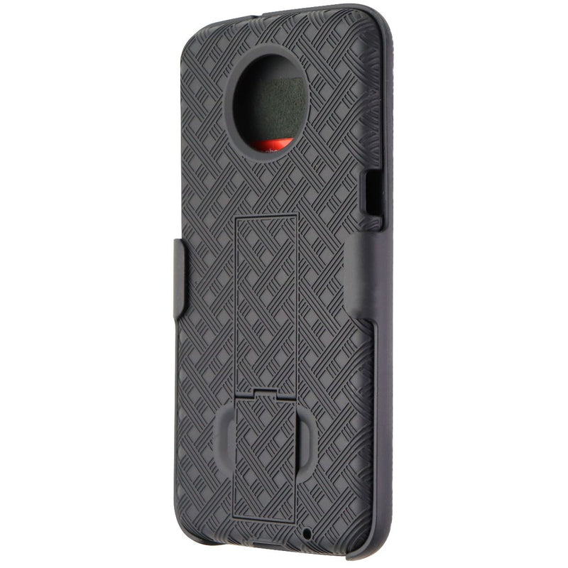 Verizon Hardshell Case and Holster Combo for Motorola Moto Z3 - Black - Verizon - Simple Cell Shop, Free shipping from Maryland!