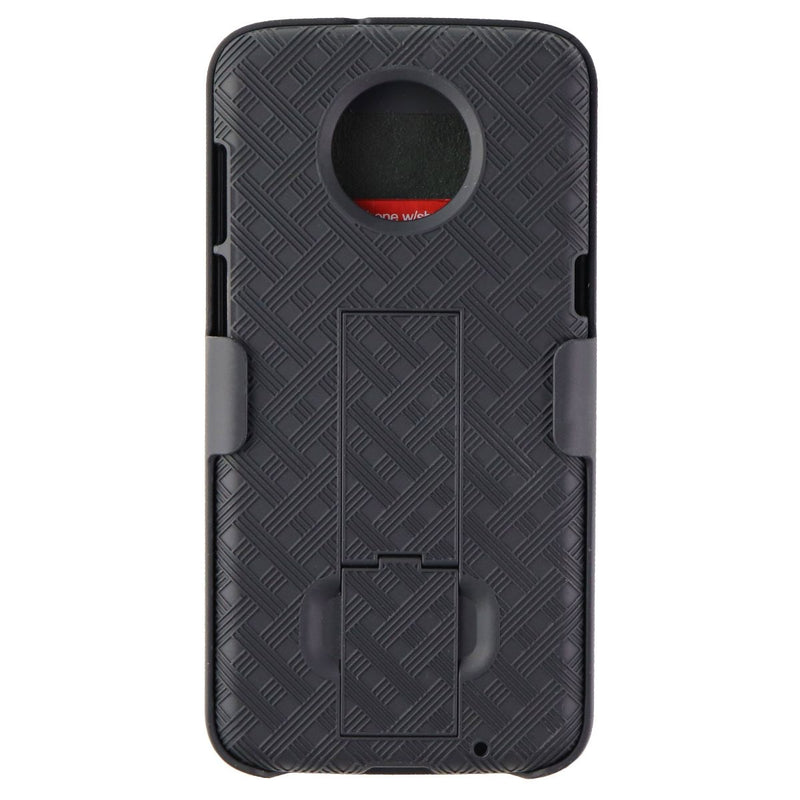 Verizon Hardshell Case and Holster Combo for Motorola Moto Z3 - Black - Verizon - Simple Cell Shop, Free shipping from Maryland!