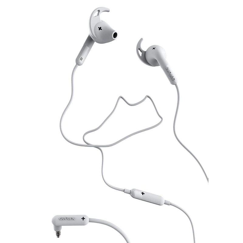 Defunc Plus Sport DE-D0022 Wired In-Ear Headphones - White