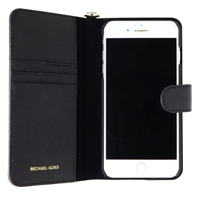 Michael Kors Saffiano Leather Folio for iPhone 8 Plus/7 Plus 5.5 - Black - Michael Kors - Simple Cell Shop, Free shipping from Maryland!
