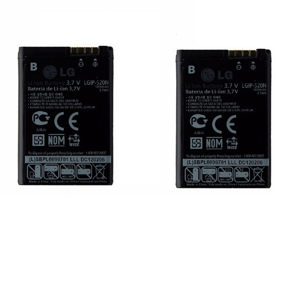KIT 2x 1000mAh Replacement Battery (LGIP-520N) for LG Chocolate / GD900 / GW505 - LG - Simple Cell Shop, Free shipping from Maryland!