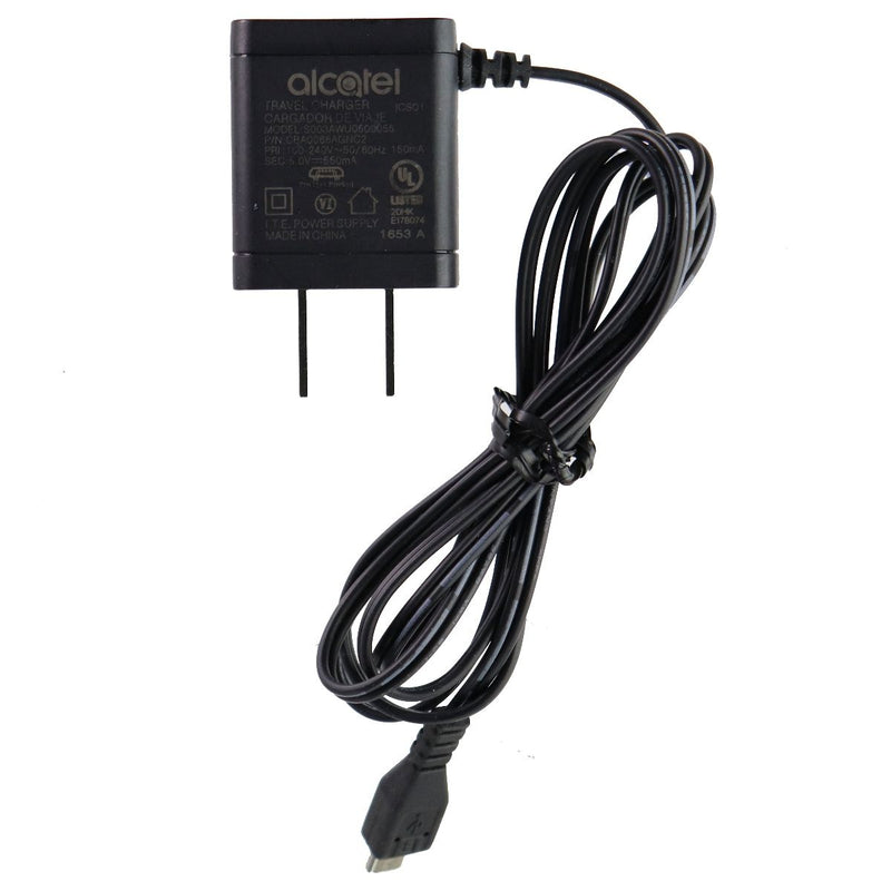 Alcatel (S0033AWU0500055) Wall Charger w/ Micro USB Connection 5V 550mA - Black - Alcatel - Simple Cell Shop, Free shipping from Maryland!
