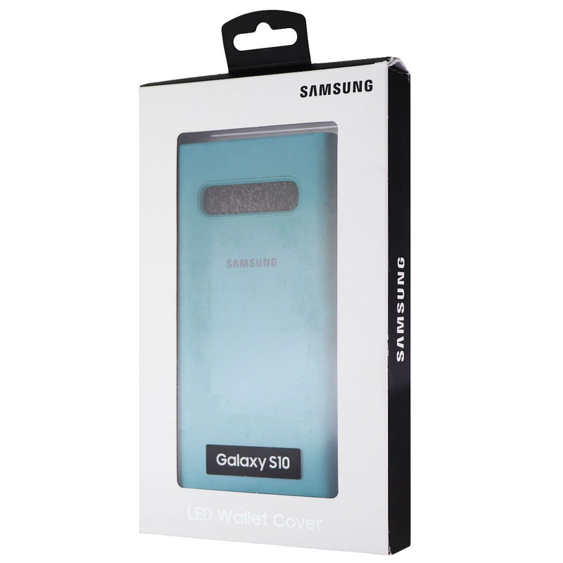 Samsung (EF-NG973PGEGUS) LED Wallet Case for Galaxy S10 - Green - Samsung - Simple Cell Shop, Free shipping from Maryland!