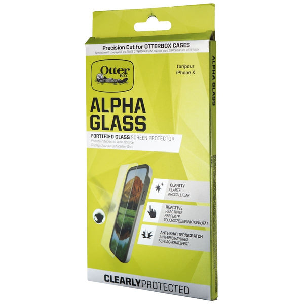 OtterBox Alpha Glass Fortified Screen Protector for Apple iPhone Xs/X - Clear - OtterBox - Simple Cell Shop, Free shipping from Maryland!