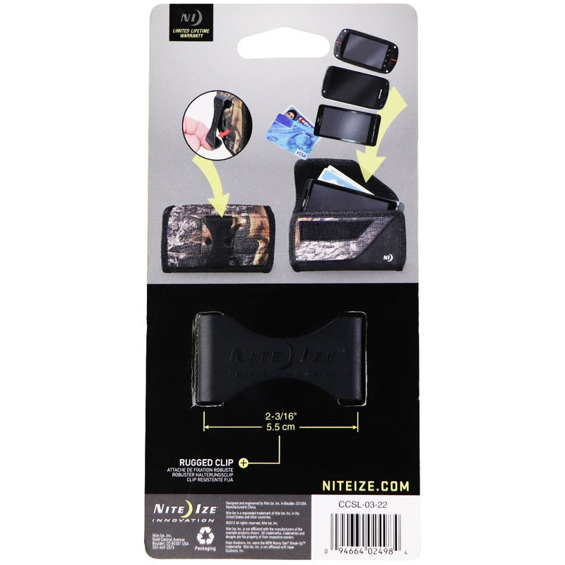 Nite Ize Sideways Clip Case Large Size (5-inch) Pouch - Camo / Black - Nite Ize - Simple Cell Shop, Free shipping from Maryland!