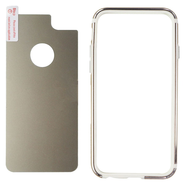PureGear GlassBak 360 Series Case for Apple iPhone 7 / 6s / 6 - Gold / White - PureGear - Simple Cell Shop, Free shipping from Maryland!