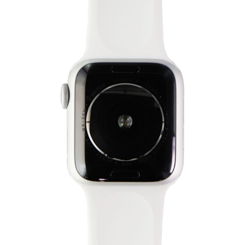 Apple Watch Series 4 (A1977) GPS Only - 40mm Silver Aluminum/White Sport Band - Apple - Simple Cell Shop, Free shipping from Maryland!