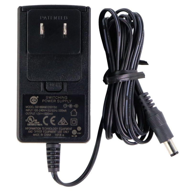 (12V/1500mA) Switching Power Supply Charger / Adapter - Black (S018BAM1200150) - Unbranded - Simple Cell Shop, Free shipping from Maryland!