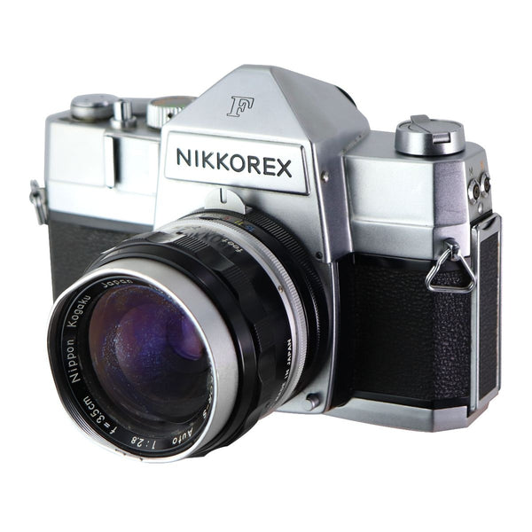 Nikkorex F Series SLR Camera with NIKKOR-S 1:28 f=3.5cm Lens (368917) - Nikkorex - Simple Cell Shop, Free shipping from Maryland!
