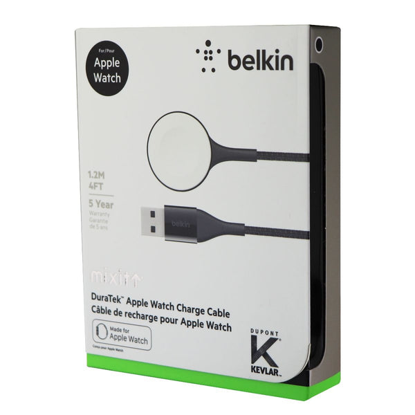 Belkin DuraTek 4Ft Magnetic Charging Cable for Apple Watch 4 / 3 / 2 - Black - Belkin - Simple Cell Shop, Free shipping from Maryland!