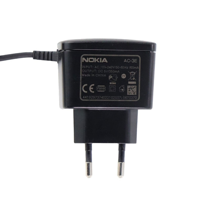 Nokia (5V/350mA) EU Europe Wall Charger/Adapter with US Plug - Black (AC-3E) - Nokia - Simple Cell Shop, Free shipping from Maryland!