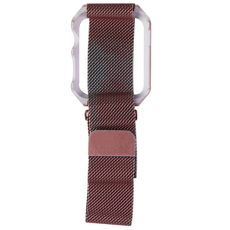 38mm Metal Frame Case + Mesh Band for Apple Watch 38mm Series 3 / 2 & 1 - Pink - Unbranded - Simple Cell Shop, Free shipping from Maryland!