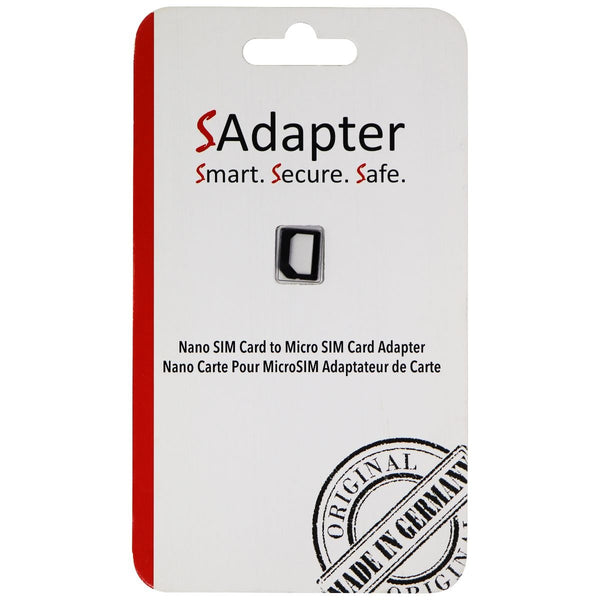 Sadapter Nano SIM to Micro SIM Card Adapter (999765-SNCA) - Gray - Sadapte - Simple Cell Shop, Free shipping from Maryland!
