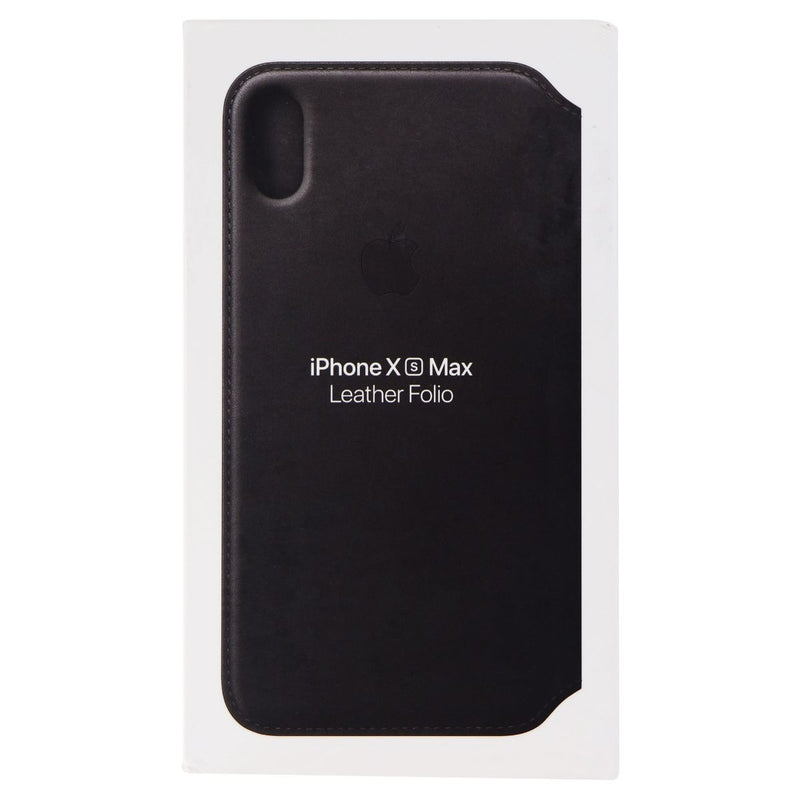 Apple Leather Folio Phone Case for iPhone Xs Max - Black (MRX22ZM/A) - Apple - Simple Cell Shop, Free shipping from Maryland!
