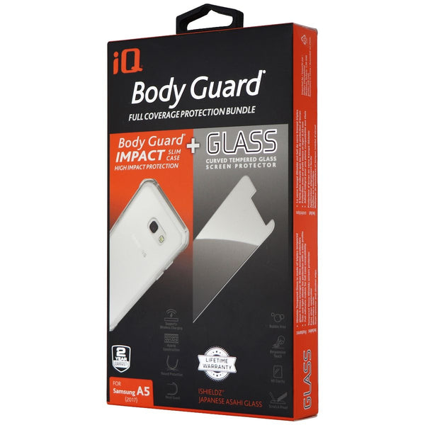 iQ Body Guard Slim Case & Tempered Glass for Samsung A5 (2017) - Clear - iQ - Simple Cell Shop, Free shipping from Maryland!
