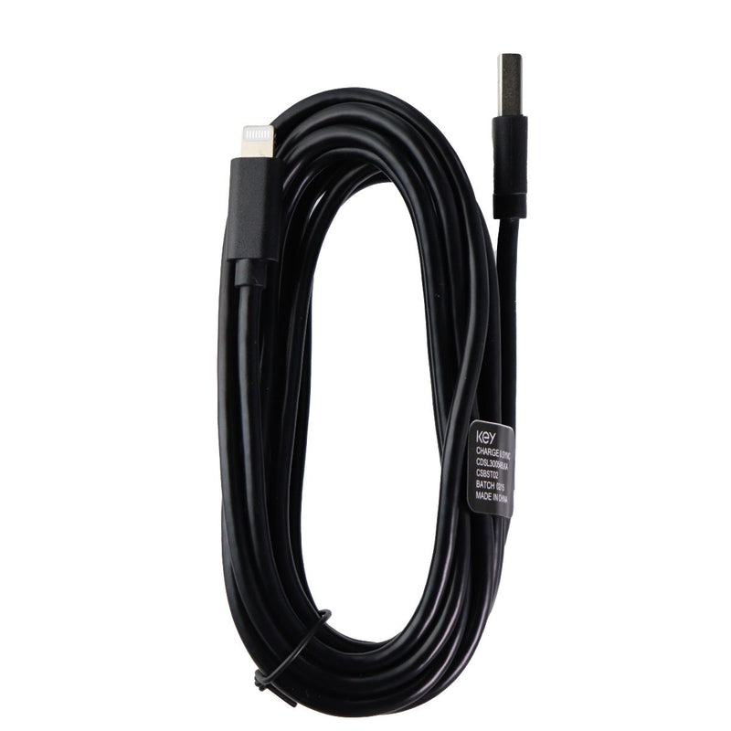 Key (CDSL30054BLKA) 10ft Charge & Sync Cable for iPhones - Black - Key - Simple Cell Shop, Free shipping from Maryland!