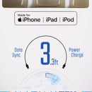 Infinitek 3.3-ft (USB) Cable for iPhone, iPad, and iPod - White - Infinitek - Simple Cell Shop, Free shipping from Maryland!