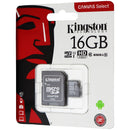 Kingston Canvas Select 16GB microSDHC Class 10 microSD Memory Card UHS-I 80MB/s - Kingston - Simple Cell Shop, Free shipping from Maryland!