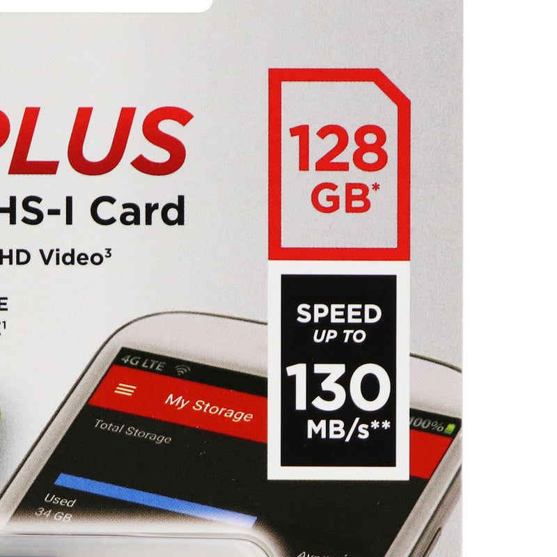 SanDisk Ultra Plus microSDXC UHS-1 Card with Adapter - 128GB - (130MB/s) - SanDisk - Simple Cell Shop, Free shipping from Maryland!