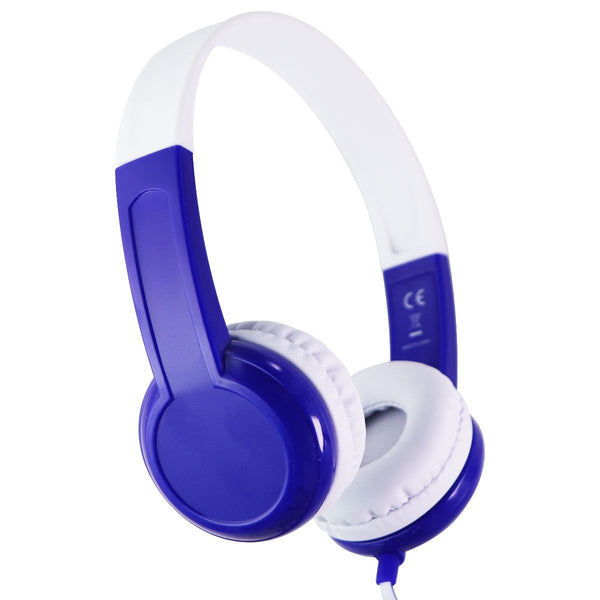 ONANOFF BuddyPhones Kids 3.5mm Safe Audio Headphones - Blue/White - ONANOFF BuddyPhones - Simple Cell Shop, Free shipping from Maryland!