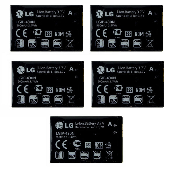 KIT 5x LG LGIP-430N 900 mAh Replacement Battery for LG LX290 - LG - Simple Cell Shop, Free shipping from Maryland!