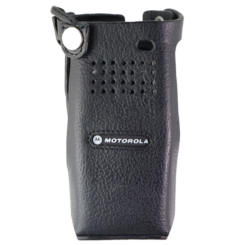 Motorola Leather Carry Case with Clip for APX6000 Radio - Black (PMLN7904A) - Motorola - Simple Cell Shop, Free shipping from Maryland!