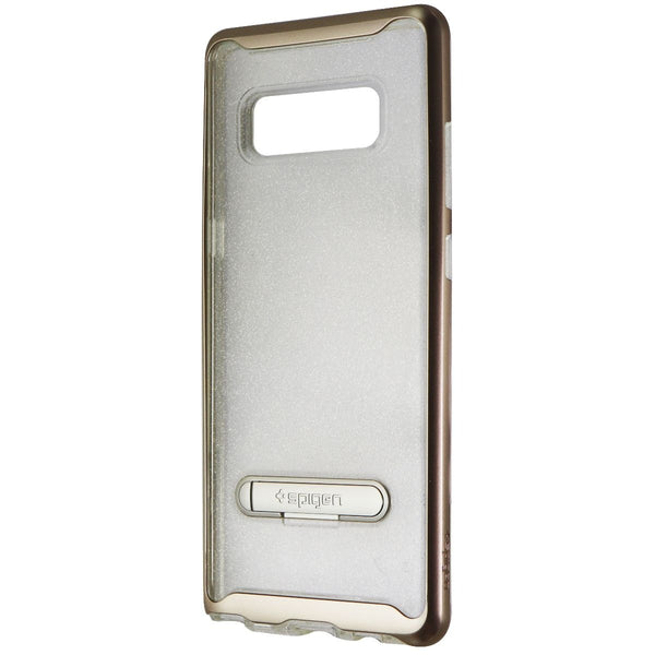 Spigen Crystal Hybrid Glitter Case w/ Kickstand Samsung Note 8 -Gold Transparent - Spigen - Simple Cell Shop, Free shipping from Maryland!