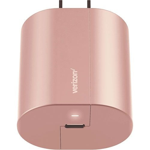 Verizon 27W Fast Charge Single USB-C (Type C) Wall Charging Adapter - Rosegold - Verizon - Simple Cell Shop, Free shipping from Maryland!