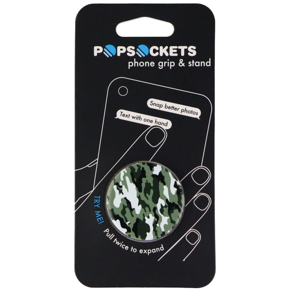 PopSockets Collapsible Grip & Stand for Phone and Tablets - Dark Green Camo - PopSockets - Simple Cell Shop, Free shipping from Maryland!
