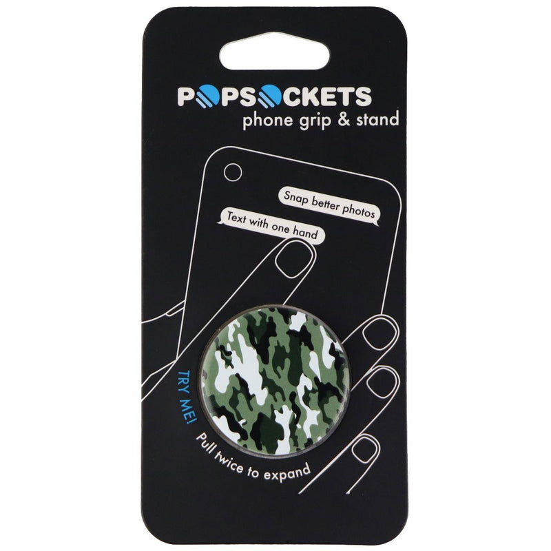 PopSockets Collapsible Grip & Stand for Phone and Tablets - Dark Green Camo - PopSockets - Simple Cell Shop, Free shipping from Maryland!