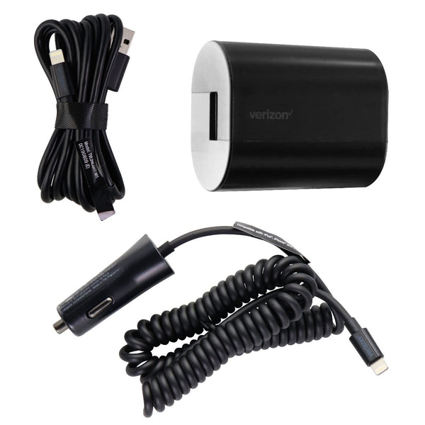 Verizon 12-Watt Wall and Car Charger Combo for Apple iPhone & iPad - Black - Verizon - Simple Cell Shop, Free shipping from Maryland!