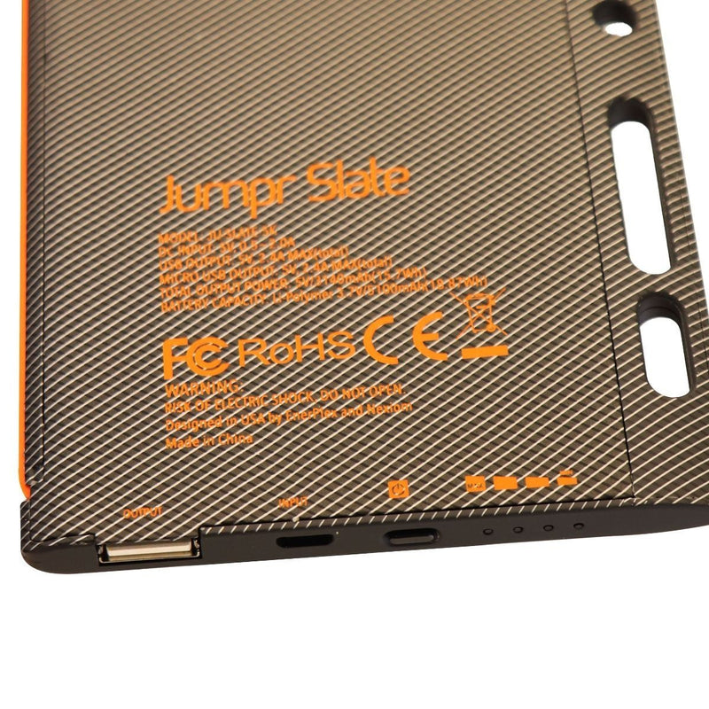 EnerPlex Jumpr Slate 2.4A 5100mAh Power Bank with Micro-USB Cable and USB Port - EnerPlex - Simple Cell Shop, Free shipping from Maryland!