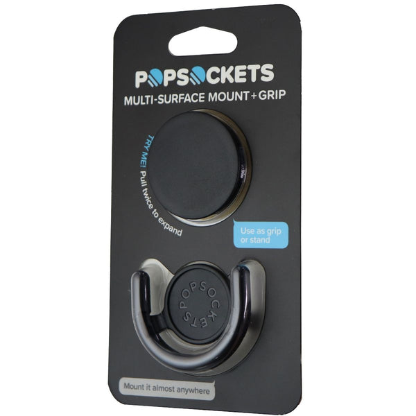 Genuine Popsocket Mount & Collapsible Grip/Stand for Phones & Tablets - Black - PopSockets - Simple Cell Shop, Free shipping from Maryland!