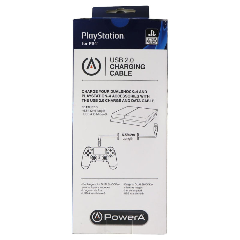 PowerA (CPFA122462-02) 6.5Ft USB Charging Cable for Micro USB Devices  - Black - PowerA - Simple Cell Shop, Free shipping from Maryland!