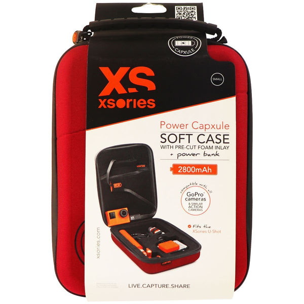 XSories Power Capxule Soft Case with Pre-Cut Foam Inlay for GoPro Cameras - Red - XSories - Simple Cell Shop, Free shipping from Maryland!