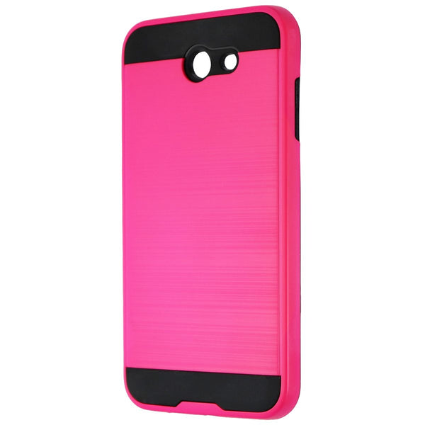 Base Brushed Hybrid Case for Samsung Galaxy J7 (2017) - Pink/Black - Base - Simple Cell Shop, Free shipping from Maryland!