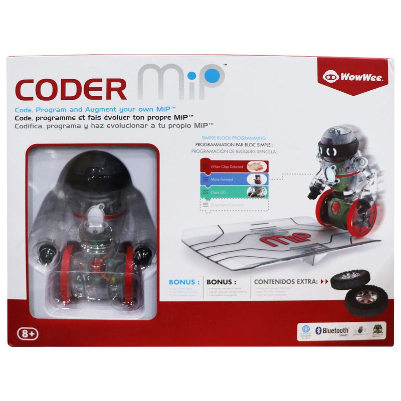 WowWee Coder Mip Programmable STEM Robot - Clear/Red - CODER MIP - Simple Cell Shop, Free shipping from Maryland!