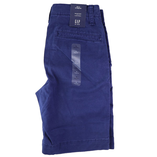 GAP Kids - Comfort Stretch Pants / Adjustable Waist - 8 Regular / Boys - Blue - GAP - Simple Cell Shop, Free shipping from Maryland!