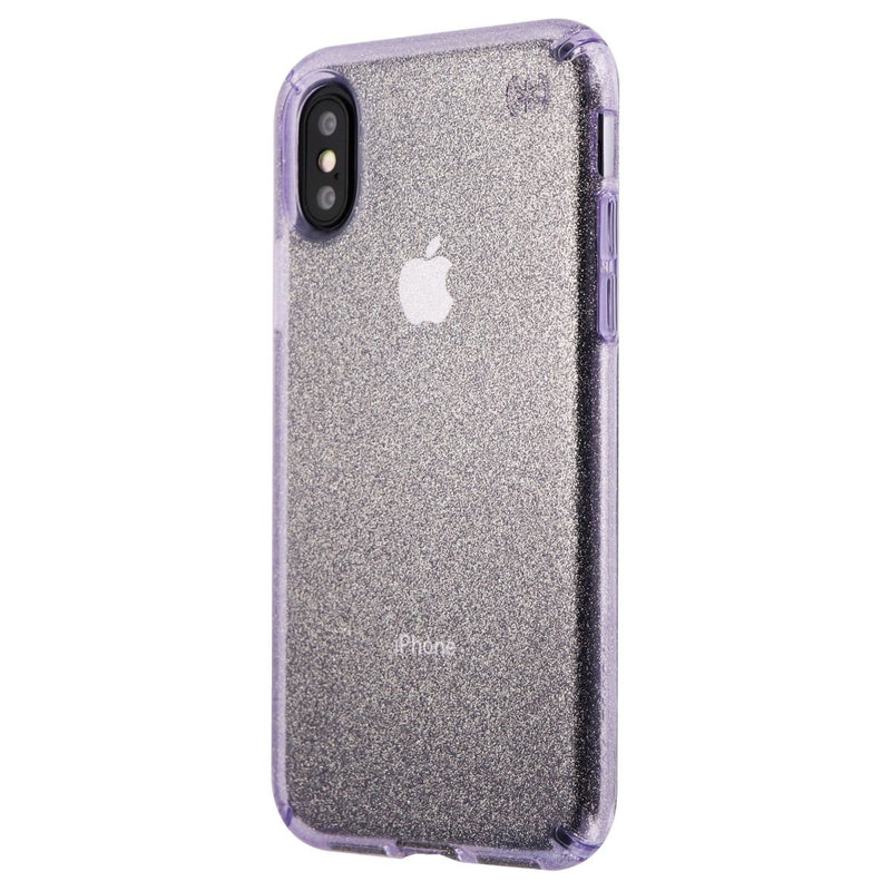Speck Presidio Clear+Glitter Case for iPhone Xs/X - Purple Sparkles - Speck - Simple Cell Shop, Free shipping from Maryland!