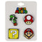 Super Mario Enamel Pin Set (4 Pins) - Nintendo - Simple Cell Shop, Free shipping from Maryland!