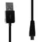 SmartSeries 4-Foot Universal Micro-USB to USB Charge / Sync Data Cable - Black - SmartSeries - Simple Cell Shop, Free shipping from Maryland!
