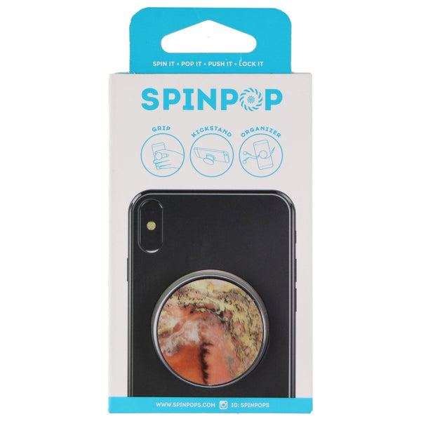 SpinPop Grip, Kickstand, Organizer Novelty Holder - Blush/Beige Marble - SpinPop - Simple Cell Shop, Free shipping from Maryland!