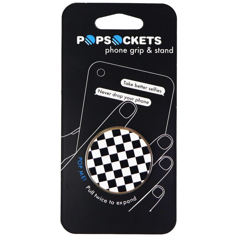 PopSockets (800155) Collapsible Grip & Stand for Phones & Tablets -Checker Black - PopSockets - Simple Cell Shop, Free shipping from Maryland!