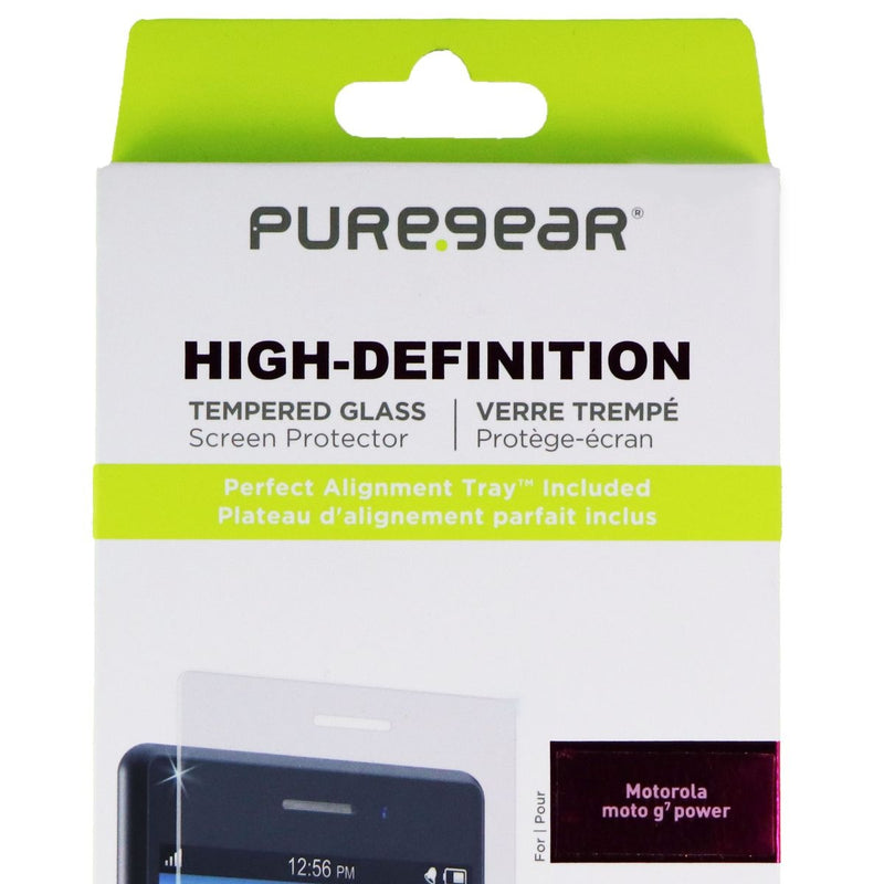 PureGear HD Tempered Glass and Alignment Tray for Motorola Moto G7 Power - Clear - PureGear - Simple Cell Shop, Free shipping from Maryland!