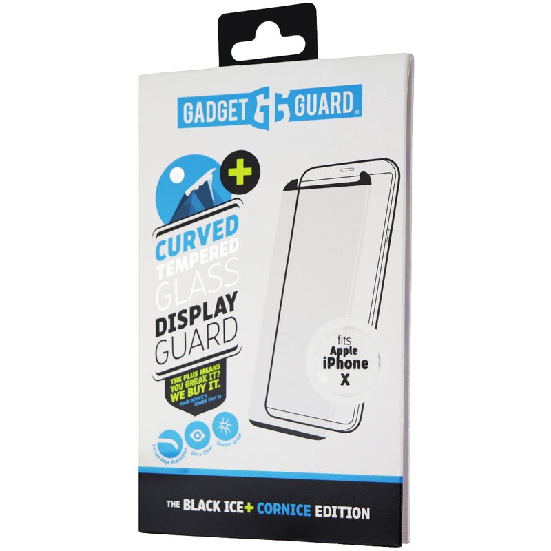 Gadget Guard Black Ice Plus Cornice 2.0 Curved Tempered Glass for iPhone Xs/X - Gadget Guard - Simple Cell Shop, Free shipping from Maryland!