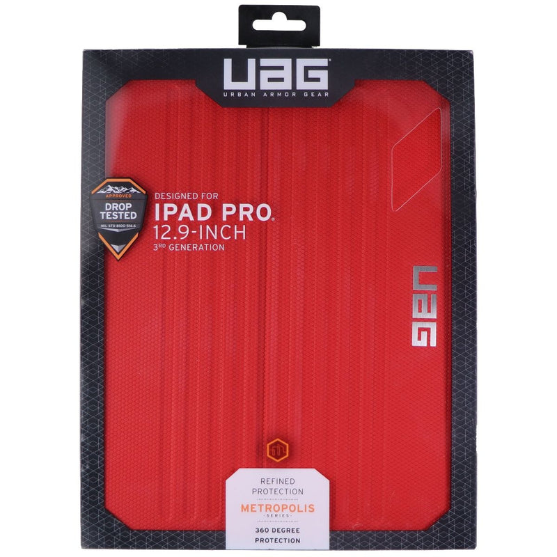 UAG Metropolis Rugged Case for Apple iPad Pro 12.9-inch (3rd Gen) - Red Magma - Urban Armor Gear - Simple Cell Shop, Free shipping from Maryland!